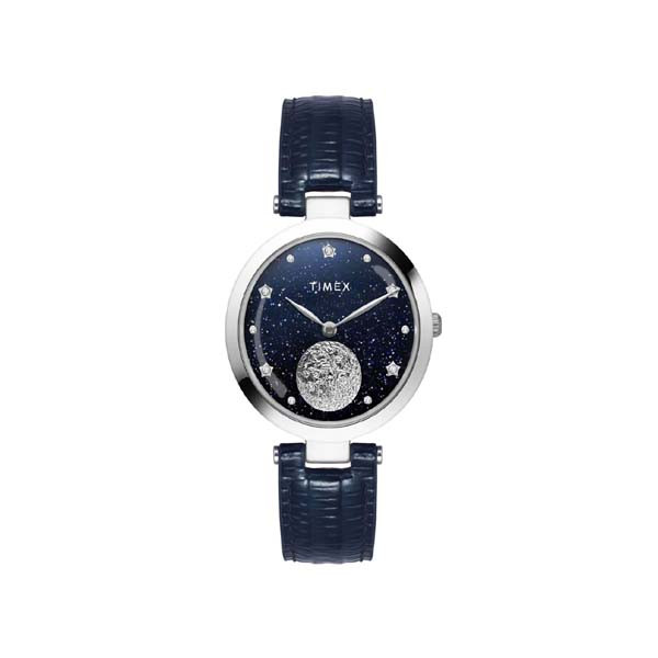 Timex Cosmic Awe Women 2 Hands Round Dial Blue Watch (TWEL19202)