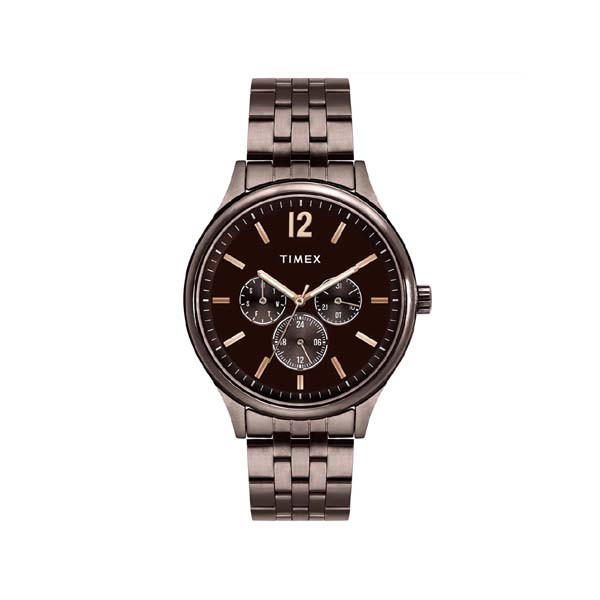 TIMEX Men Brown Round Dial Analog Watch (TWEG18436)
